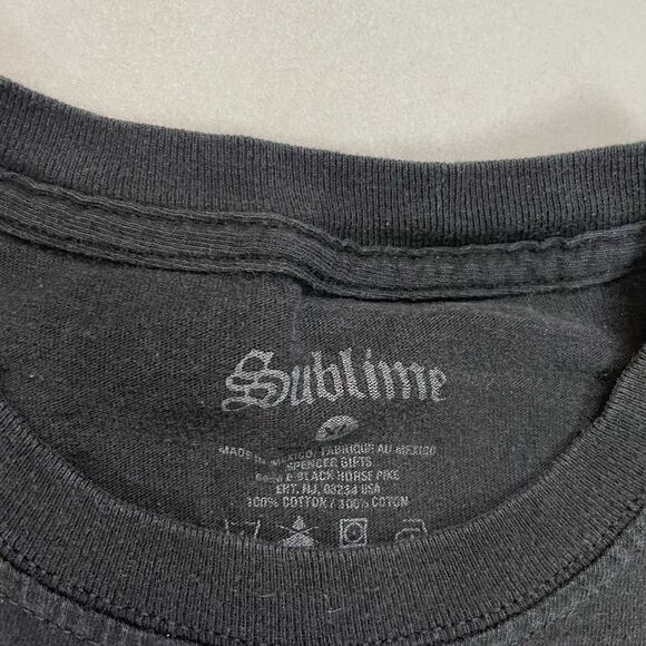 Sublime Graphic T-shirt Men XL Black Short Sleeve Music - Picture 8 of 9